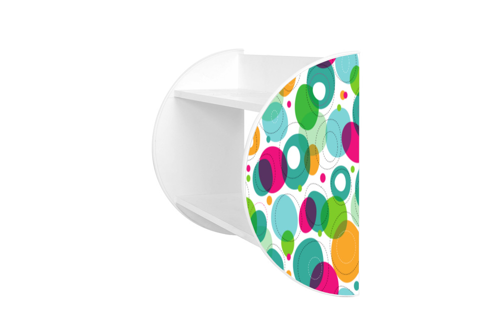 Becks polička na stenu Colour